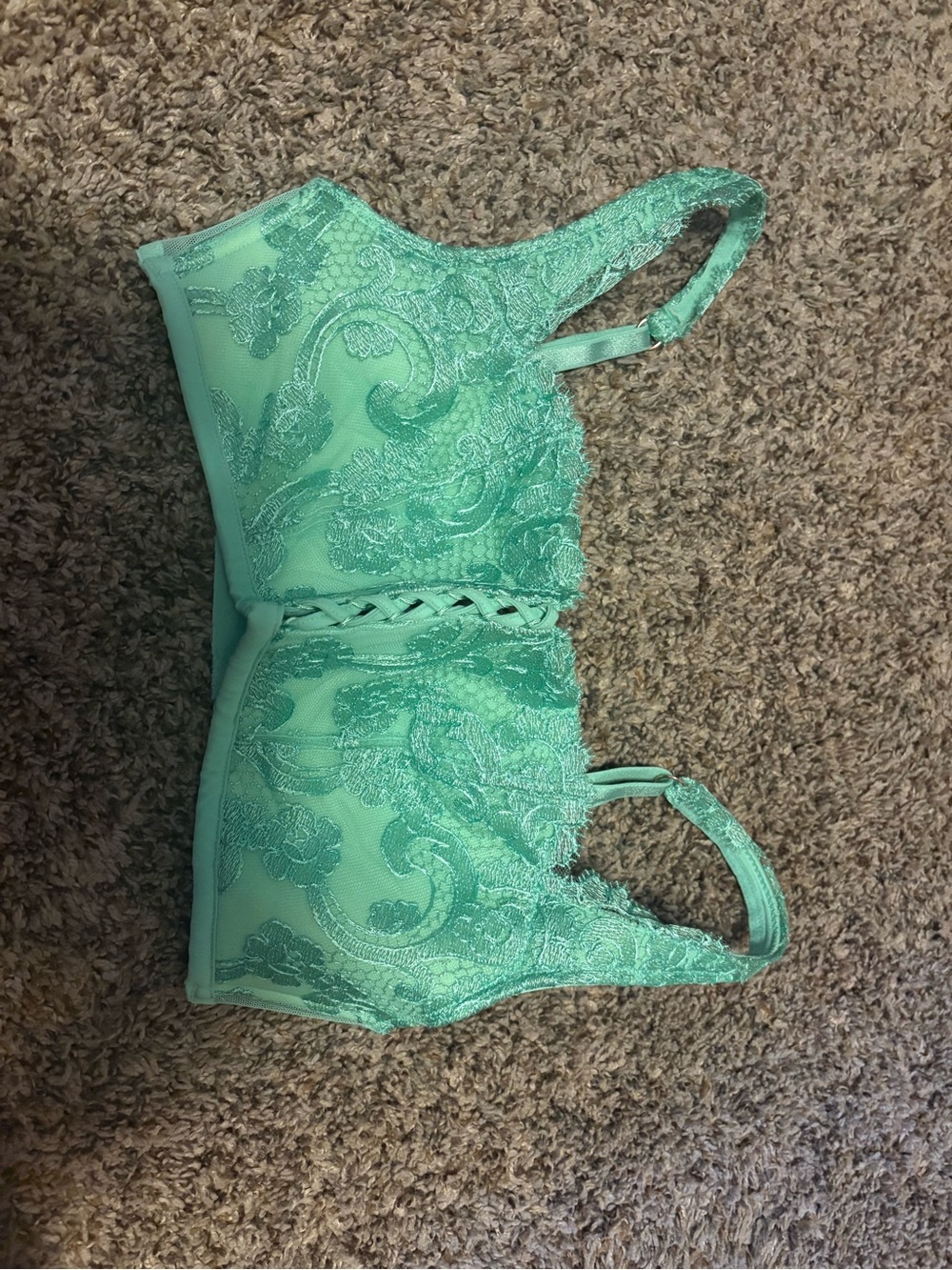 Victoria's Secret Mint Lace Bra